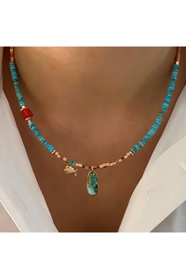 Firuze Tasarım Kolye