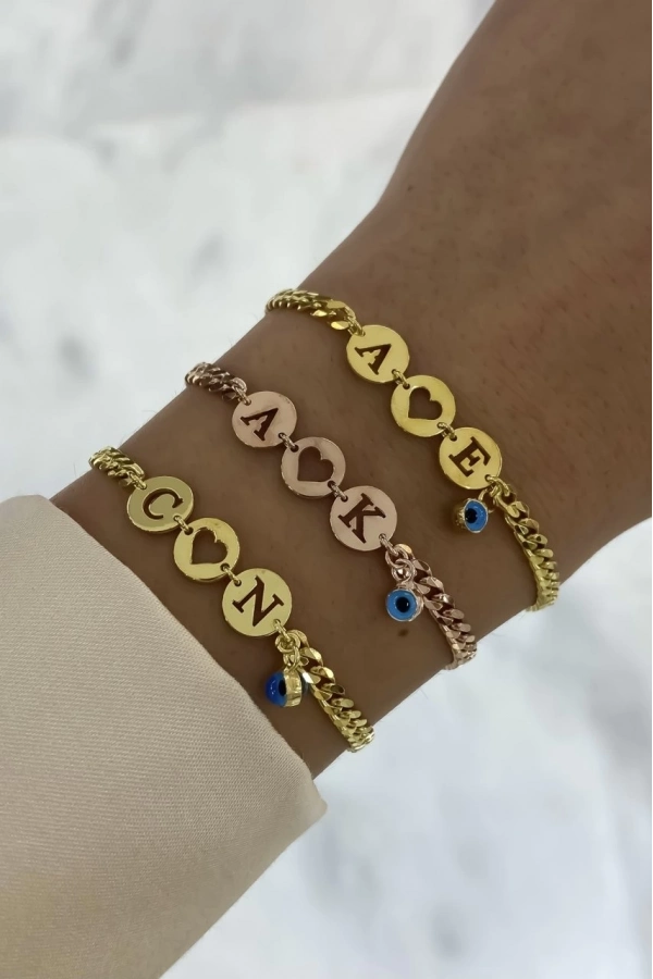 Gurmet Zincirli Pul Temalı Bileklik