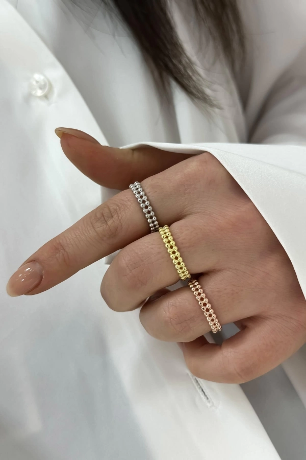 İki Sıra Top Yüzük