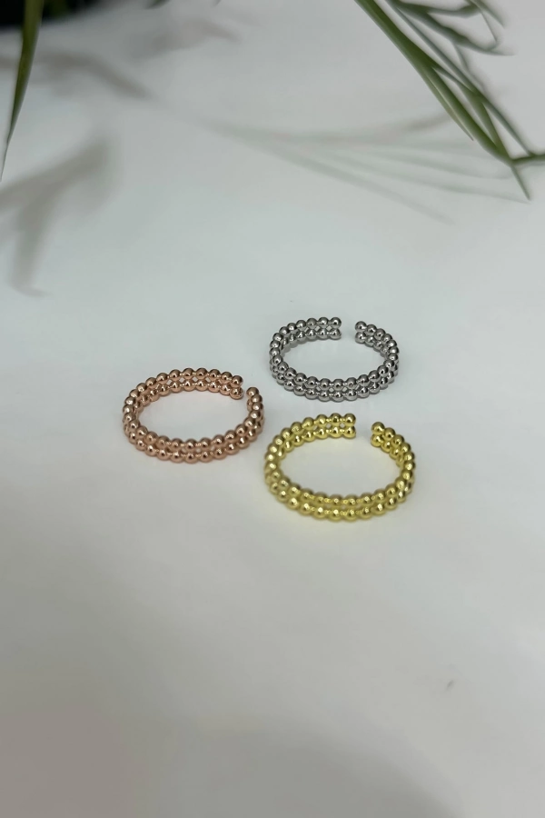 İki Sıra Top Yüzük