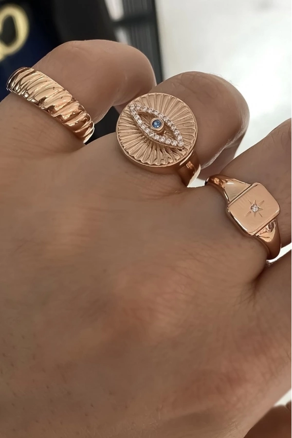 İnce Vintage Yüzük