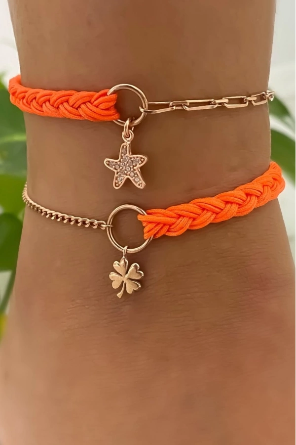 İp Ve Zincir Detaylı Halhal