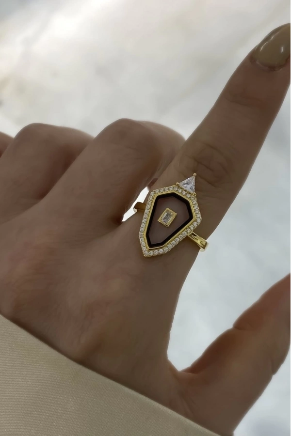 İtalyan Cam Yüzük