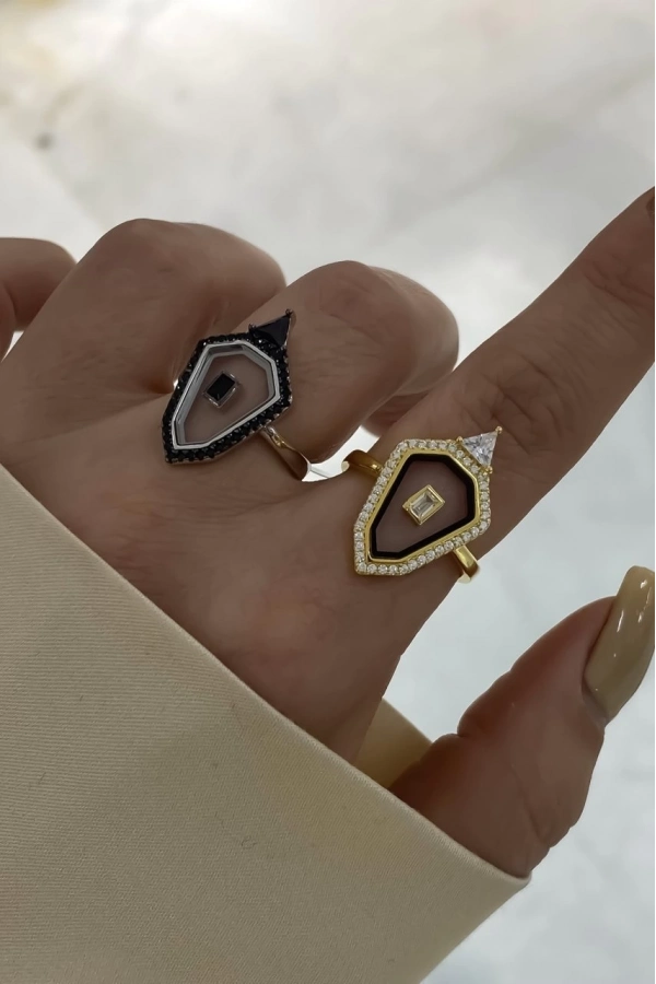 İtalyan Cam Yüzük