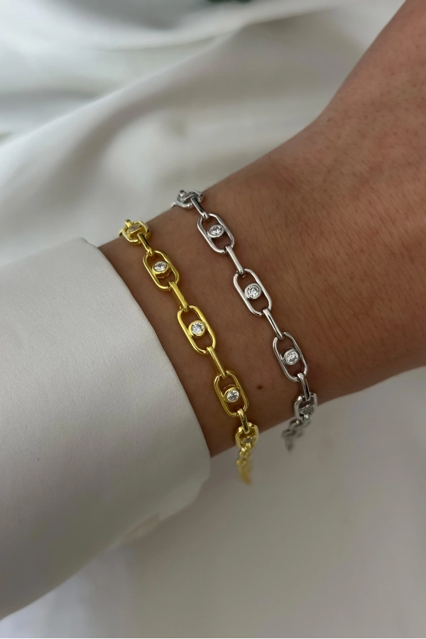 İtalyan Taşlı Bileklik