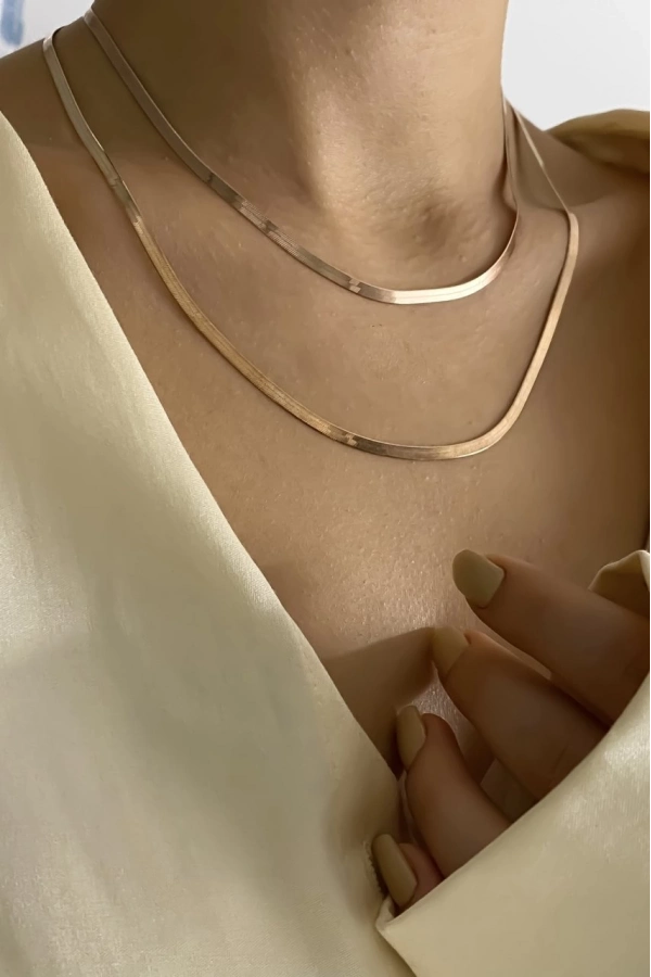 İtalyan Yassı Kolye