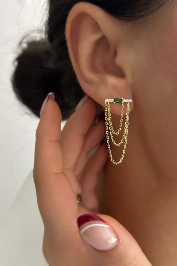 İtalyan Zincir Küpe