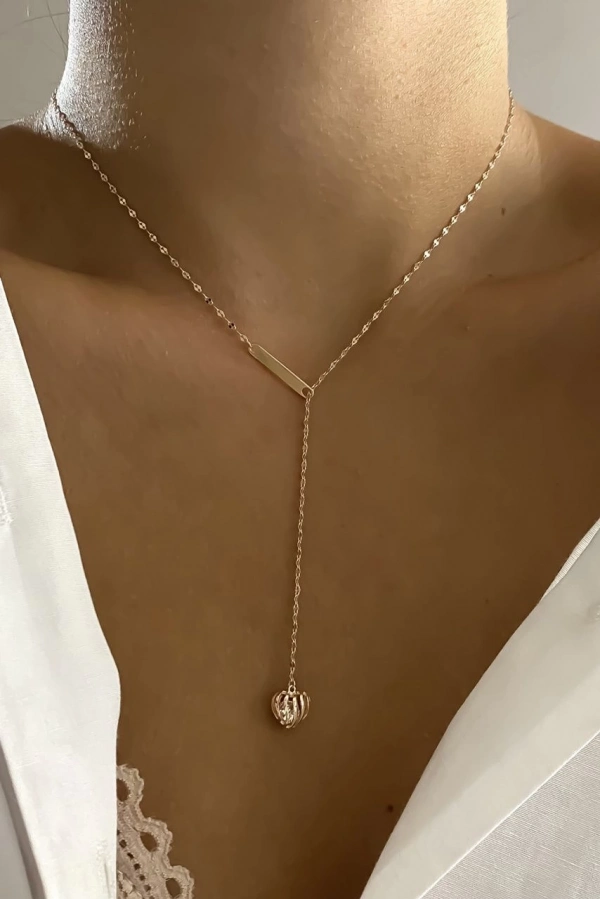 İthal Kalp Kolye
