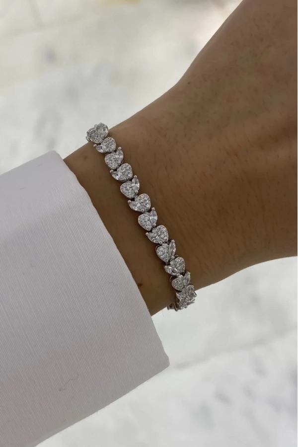 İthal Markiz Kesim Taşlı Suyolu Bileklik