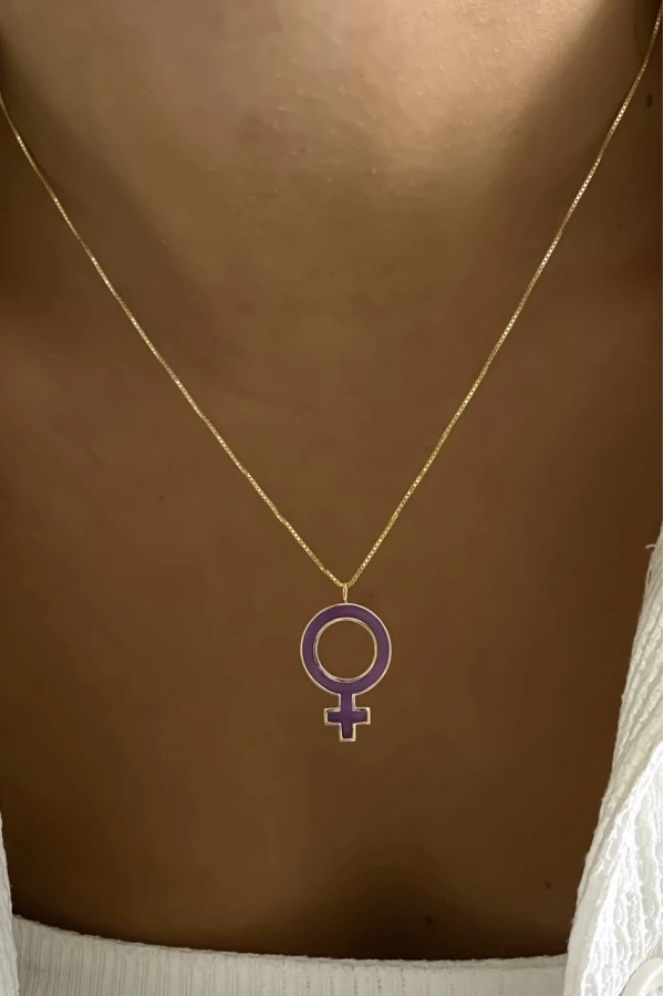 Kadın Simgesi Kolye