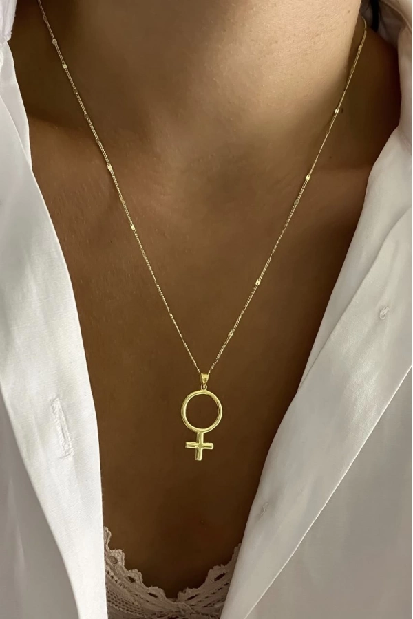 Kadın Simgesi Kolye