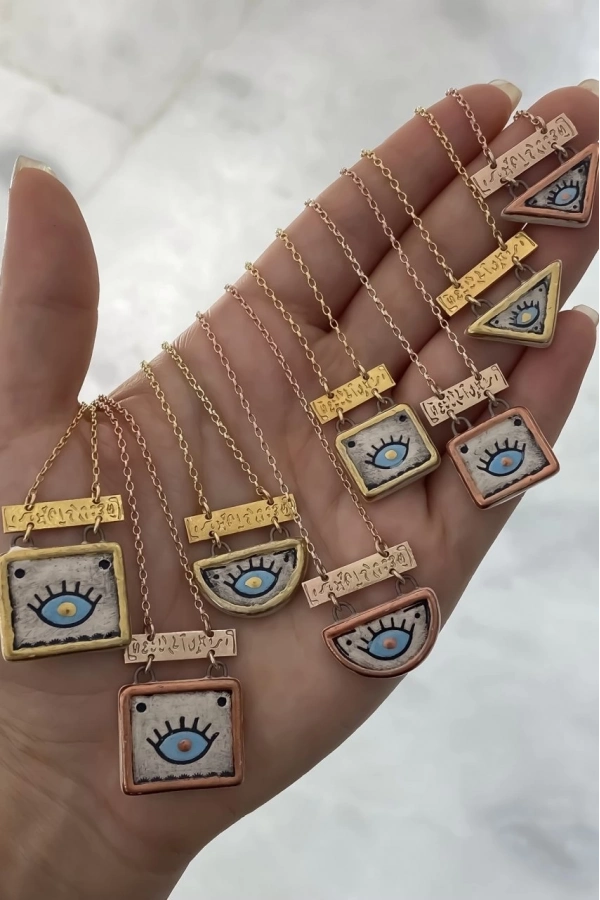 Küçük Seramik Tılsım Kolye