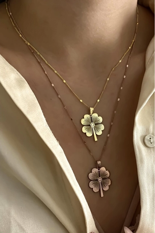 Küçük Yonca Kolye