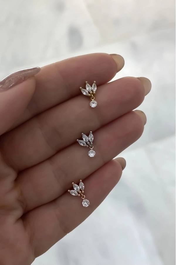 Lotus Piercing Küpe