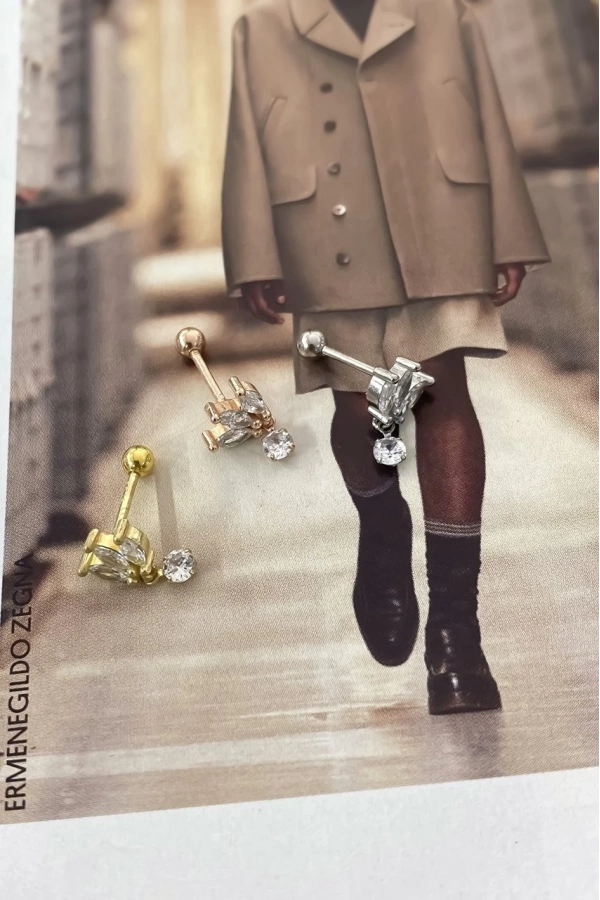 Lotus Piercing Küpe