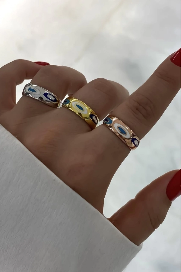 Mine İşçilikli Yüzük