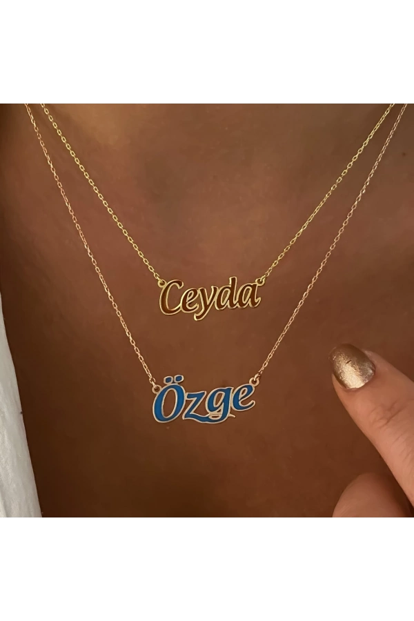 Mineli İsim Kolye