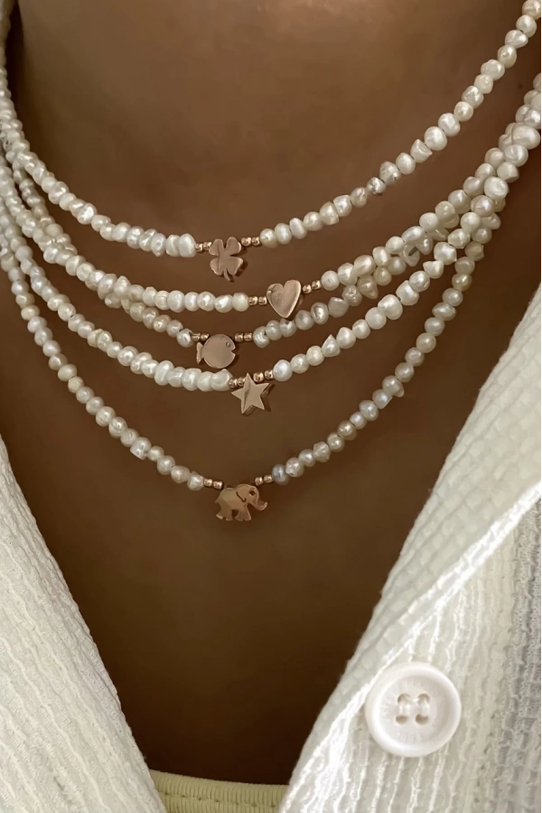 İncili Figür kolye