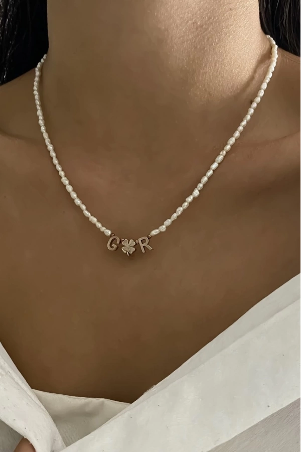 İncili Minimal Harf Kolye