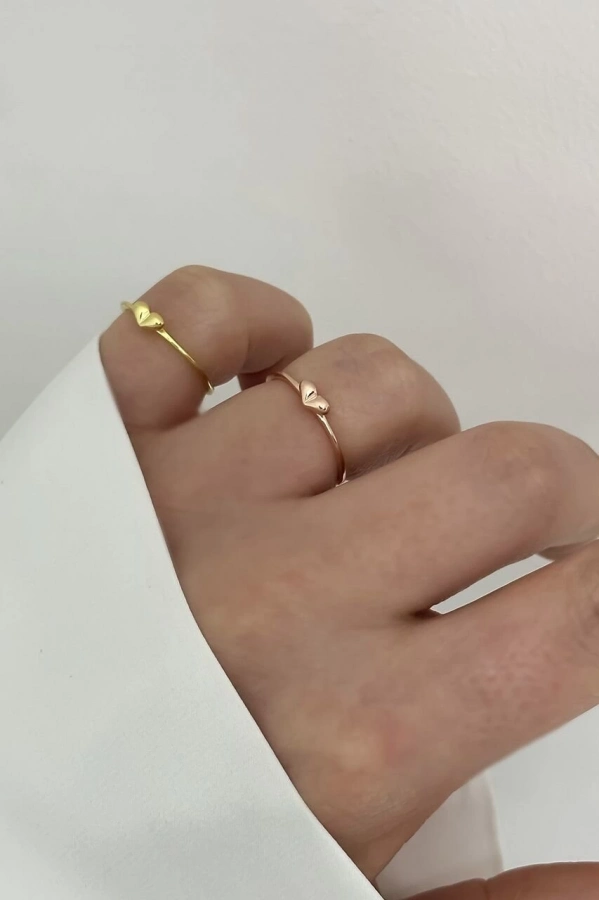 Minimal Kalp Yüzük