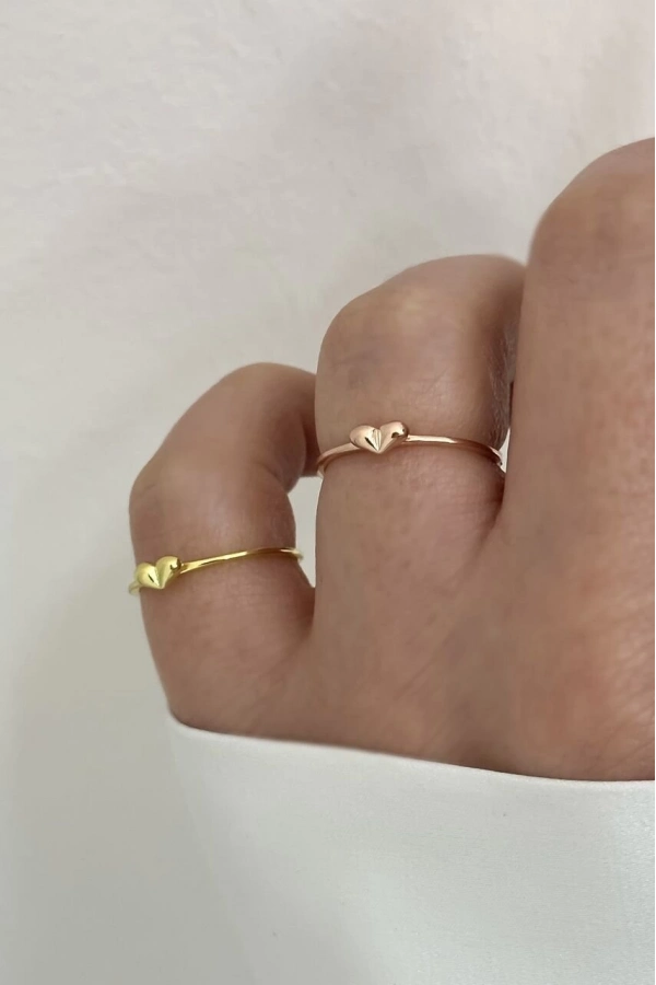 Minimal Kalp Yüzük