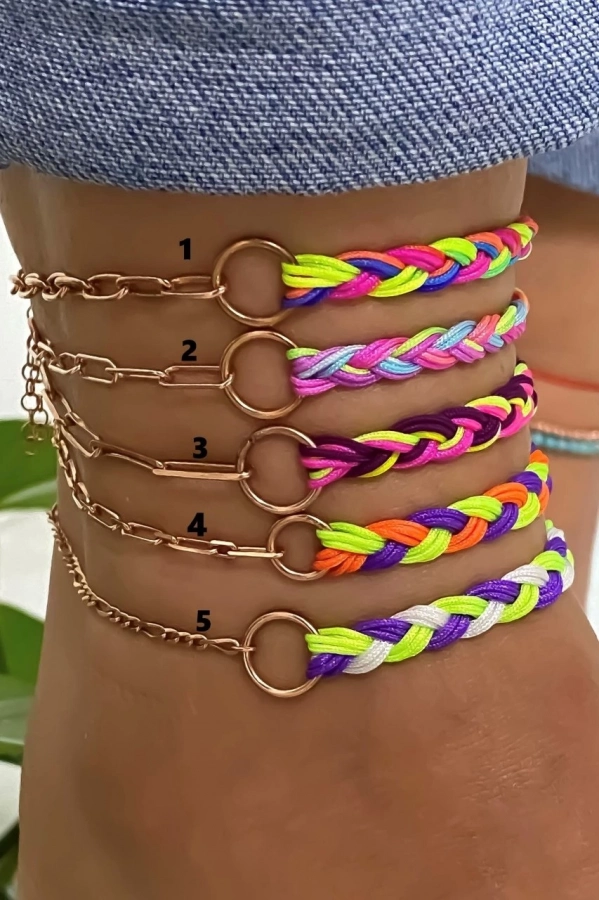 Mix İpli Zincirli Halhal