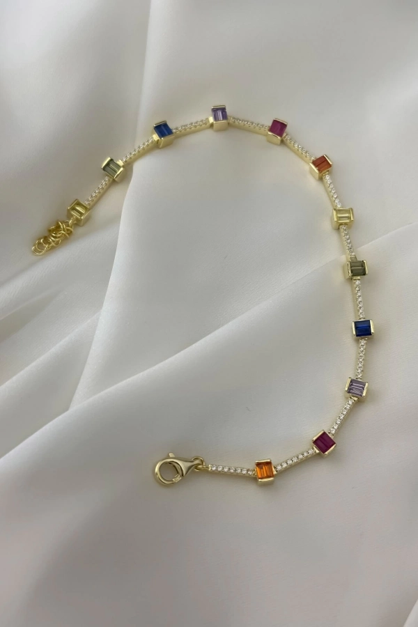 Mix Taşlı Baget Suyolu Bileklik