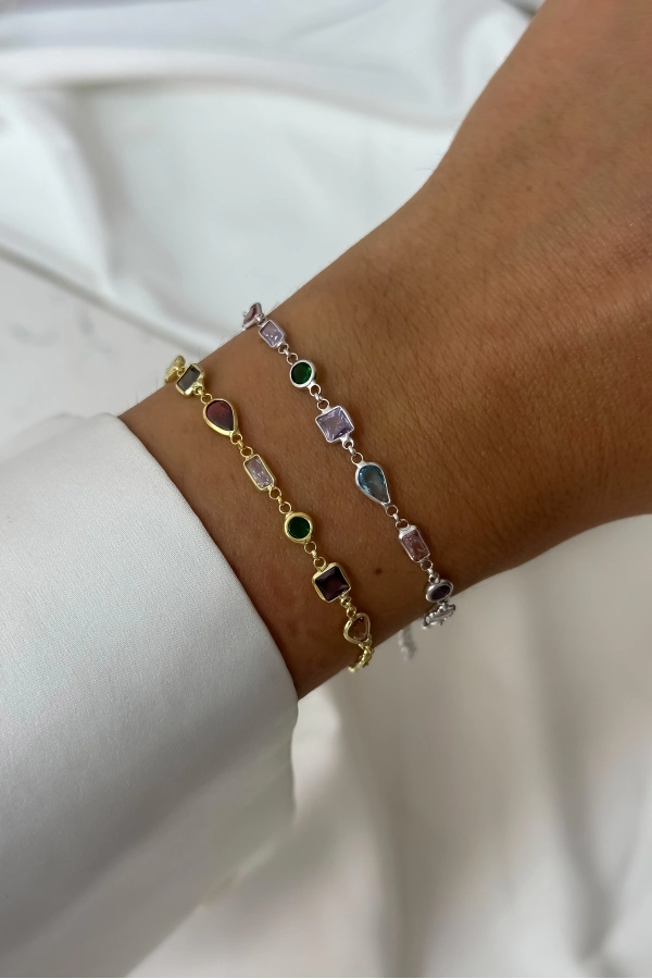 Mix Taşlı Sıvama Bileklik