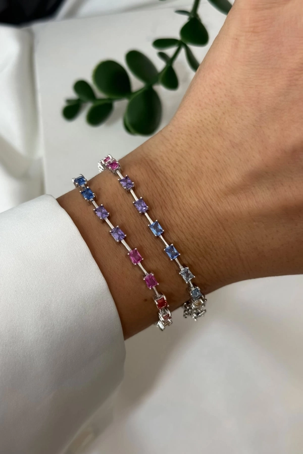 Mix Taşlı Suyolu bileklik