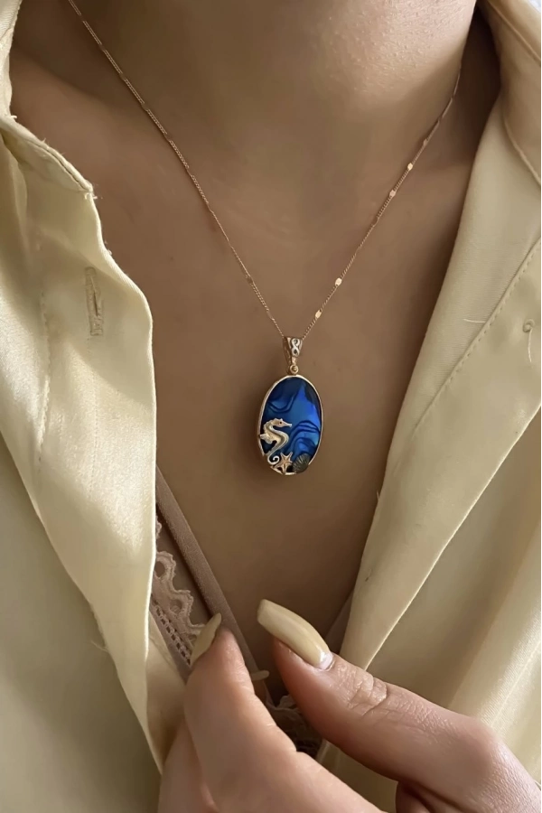 Okyanus Sedefi Denizatı Kolye