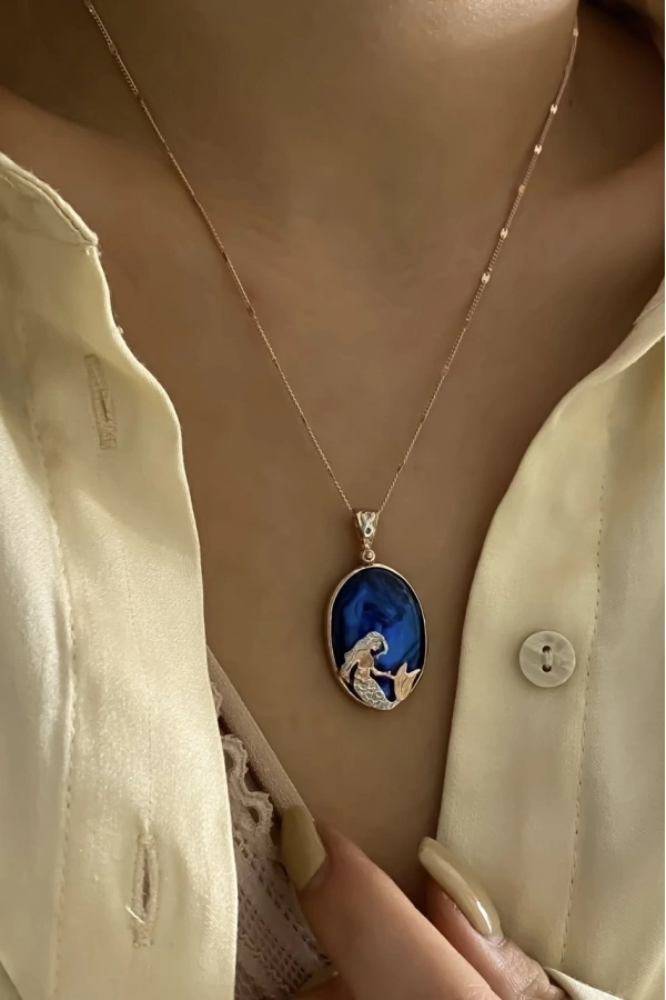 Okyanus Sedefi Denizkızı Kolye