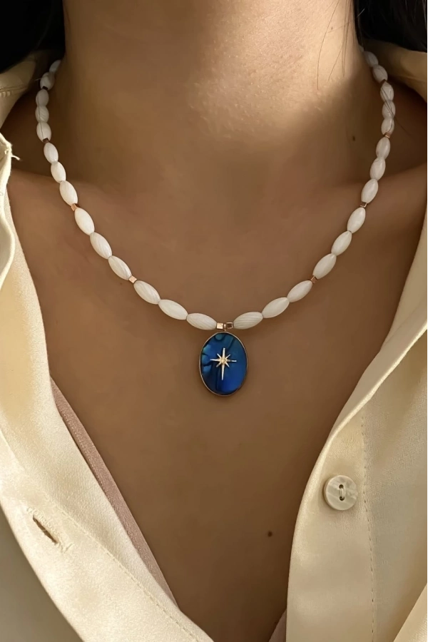 Okyanus Sedefi Kolye