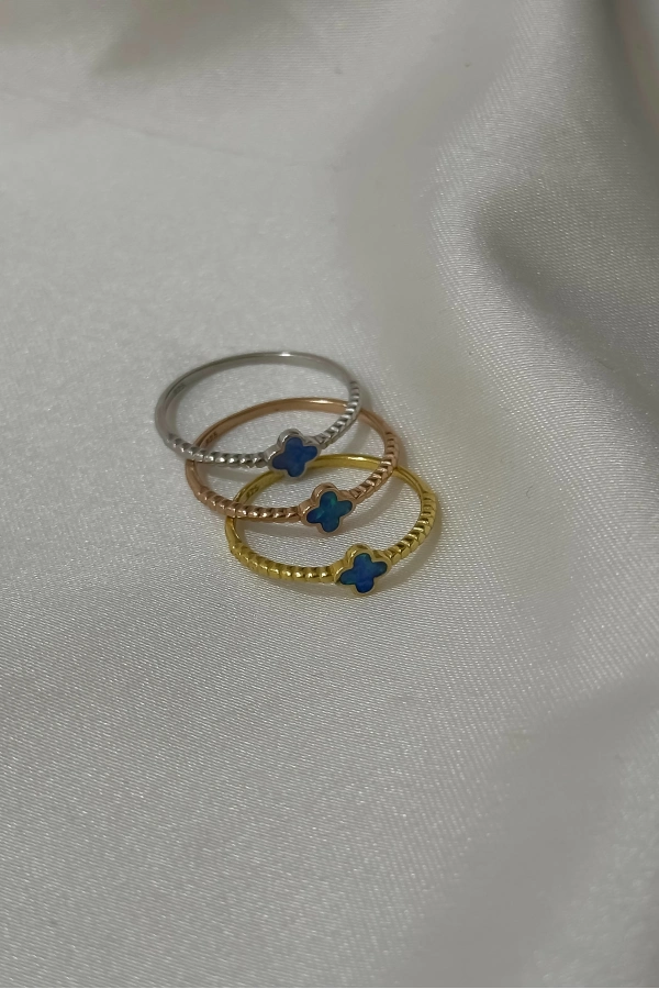 Opal Çiçek Yüzük