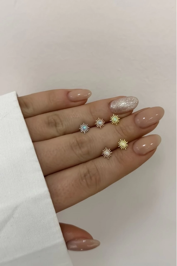 Opal Kutup Yıldızı Piercing