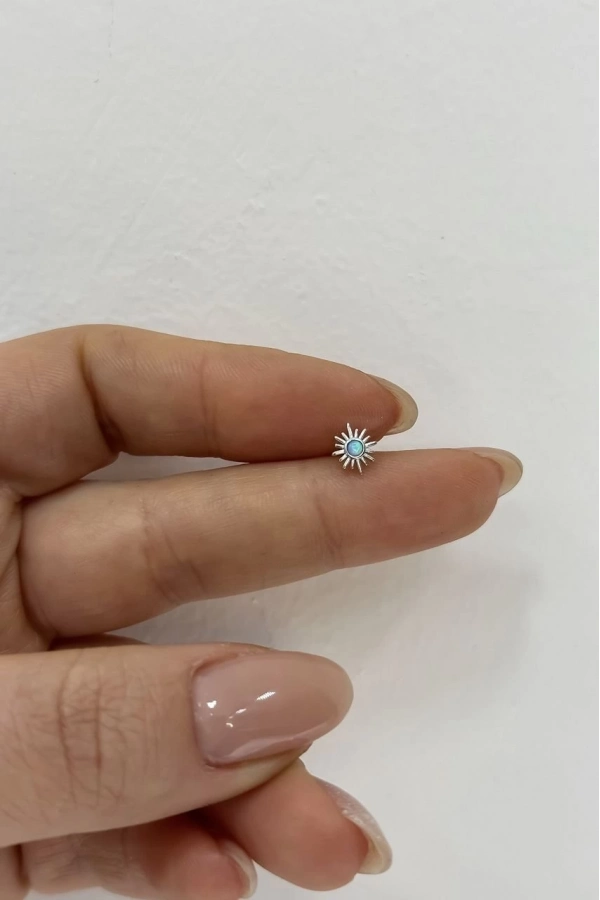 Opal Kutup Yıldızı Piercing