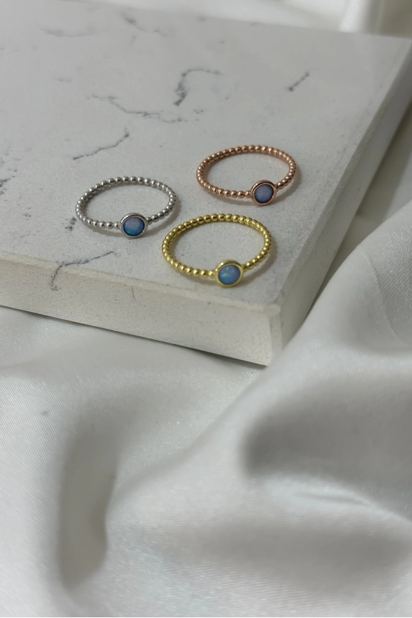 Opal Taşlı Yüzük