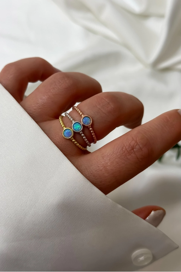 Opal Taşlı Yüzük