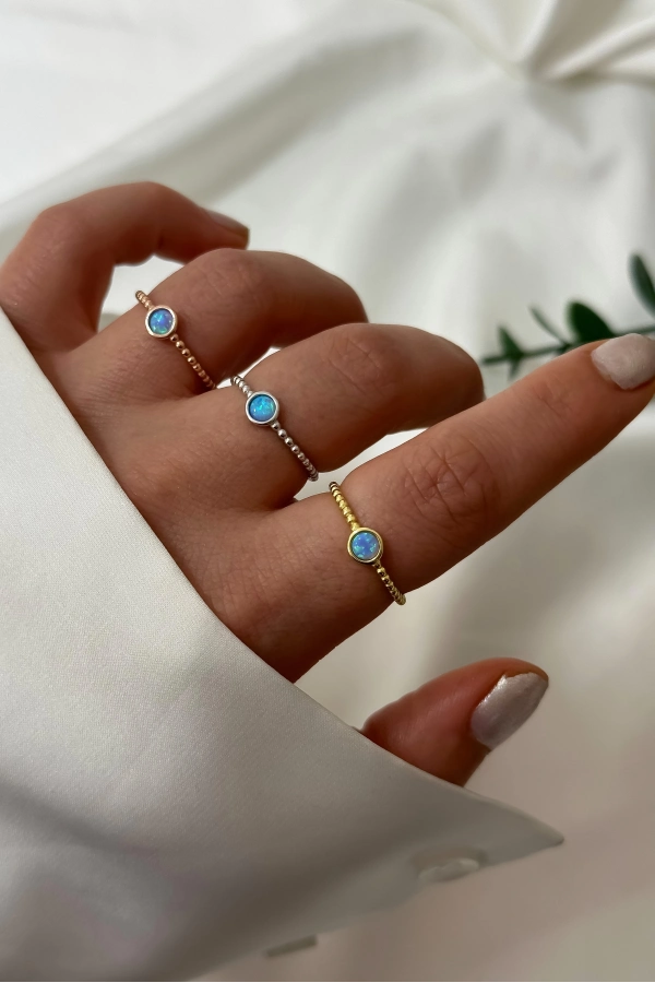 Opal Taşlı Yüzük