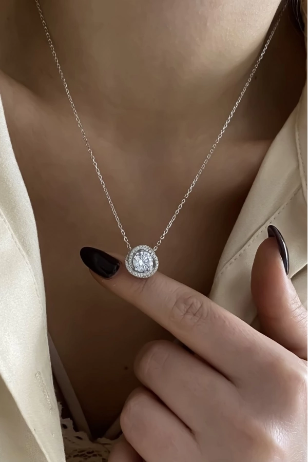 Pırlanta Montür Kolye