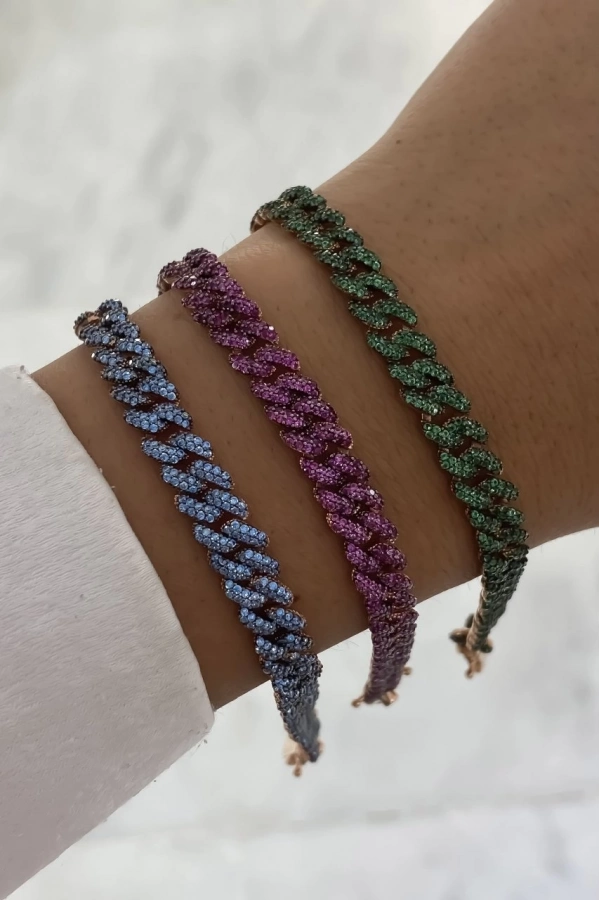 Renkli Taşlı Gurmet Bileklik