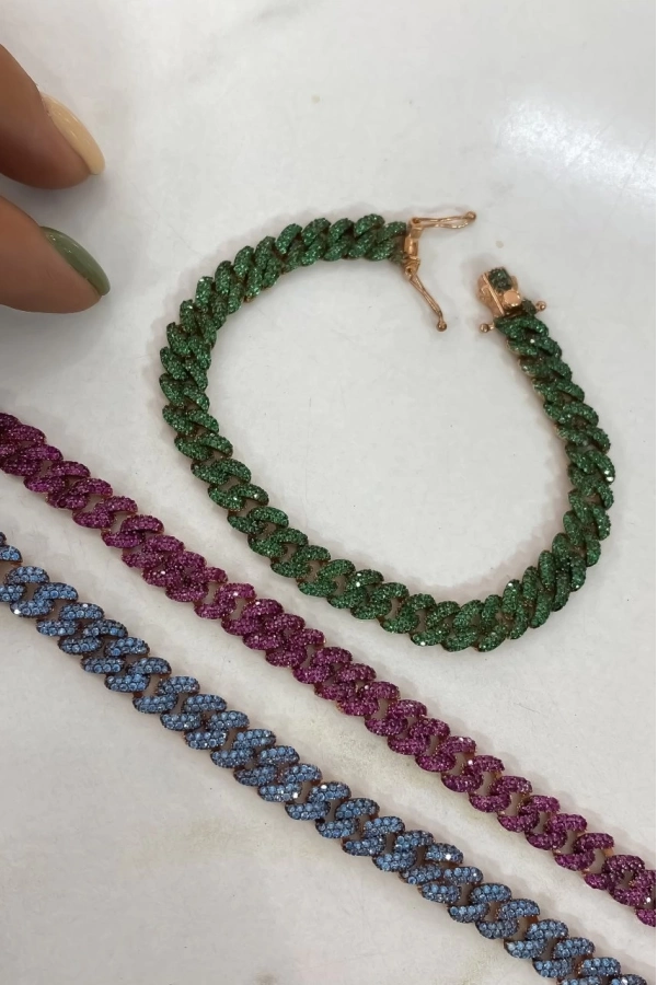 Renkli Taşlı Gurmet Bileklik