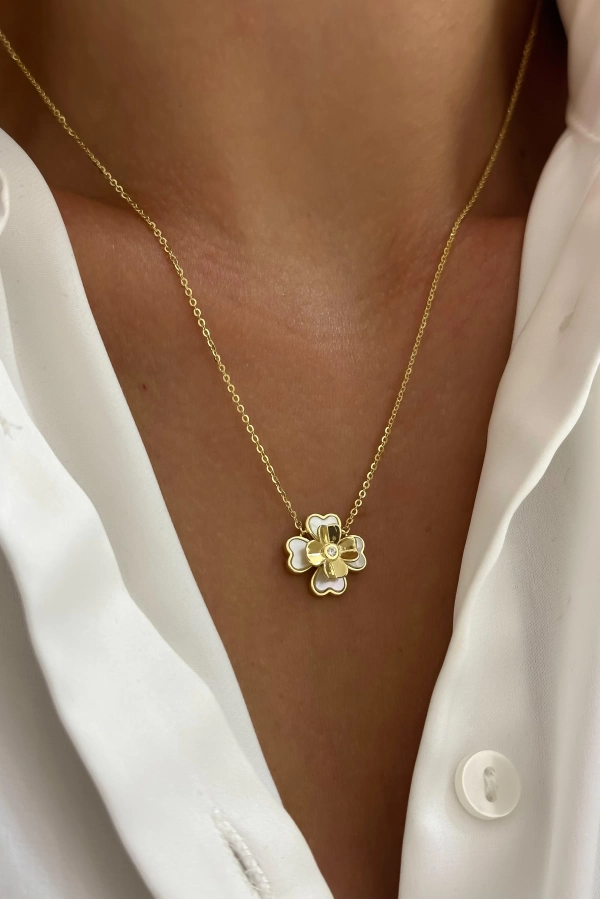 Rüzgar Gülü Kolye