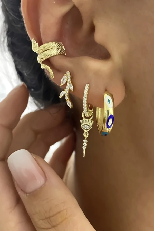 Sallantılı Göz Küpe