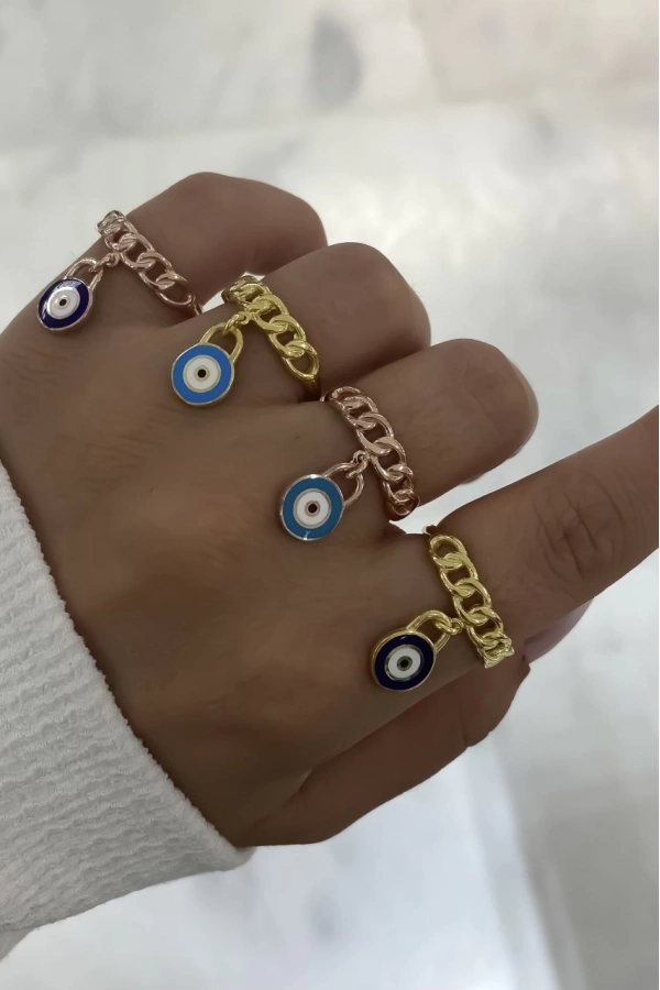 Sallantılı Mineli Yüzük