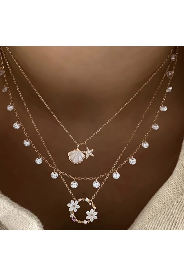 Sedef Deniz Kabuğu Kolye