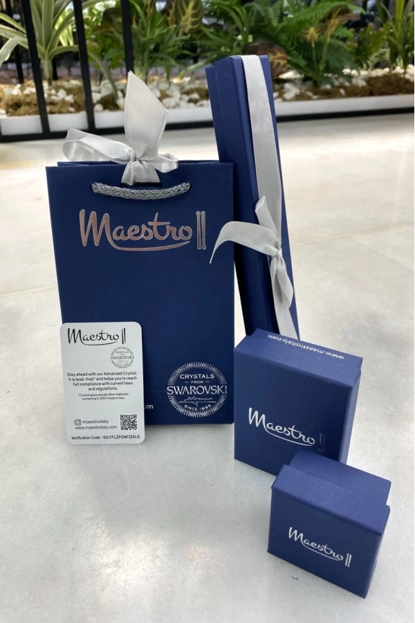 Swarovski Baget Taşlı Yüzük