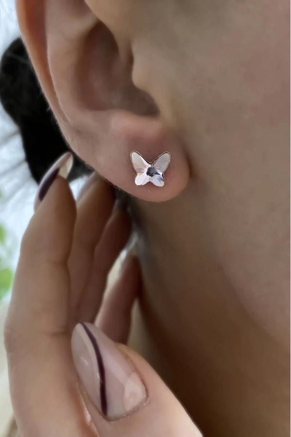 Swarovski Basic Pembe Kelebek