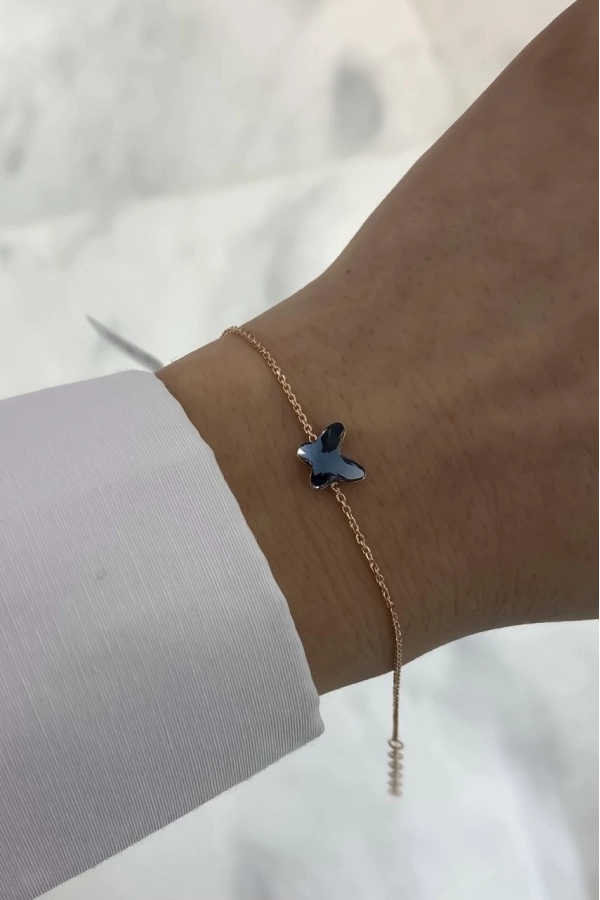 Swarovski Mavi Basic Kelebek