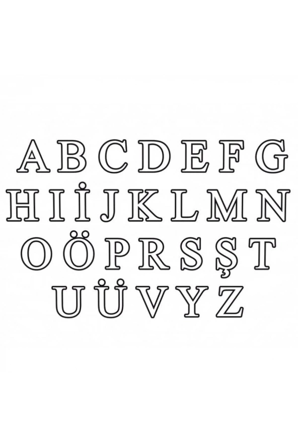 T Kilit Harf Kolye İncili