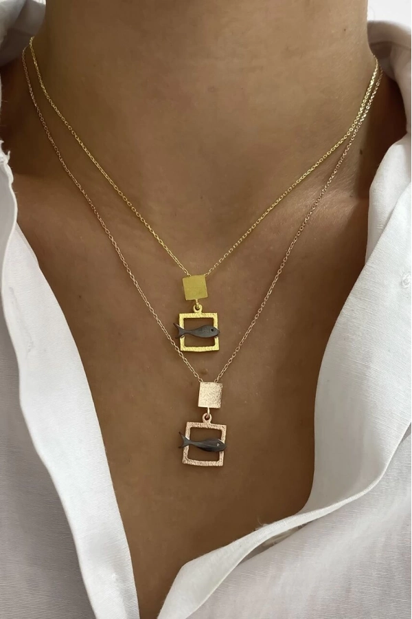 Tasarım Balık Kolye